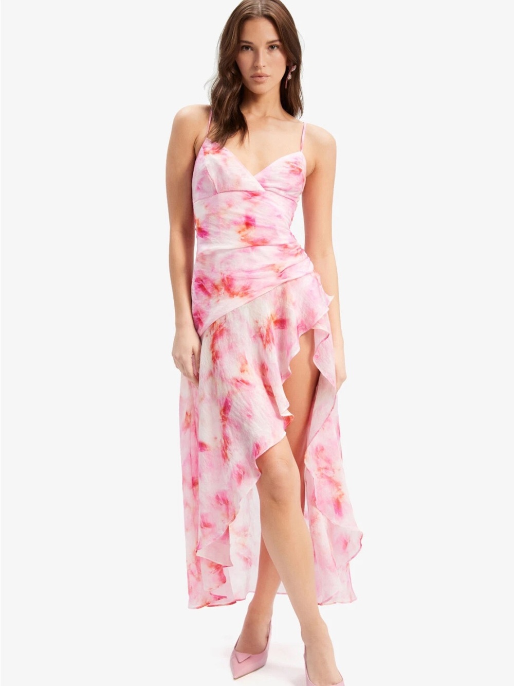 Bardot Sorella Printed High Low Midi Dress - Picture 2 of 11